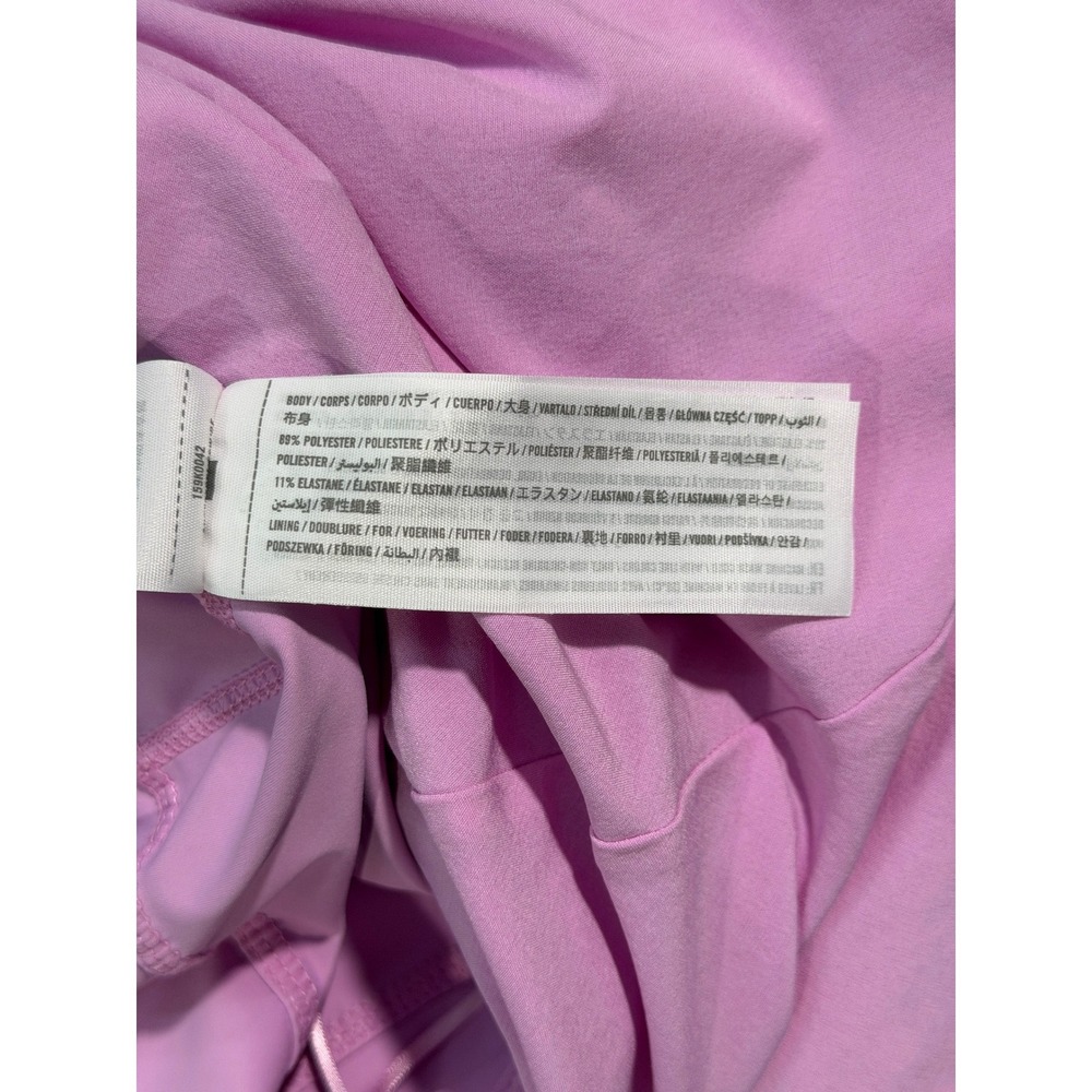 Abercrombie One Shoulder Traveler Mini Dress Skort Purple Small Tall - Picture 6 of 7